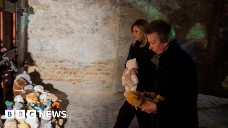 Princess Anne visits Ukraine to support child war victims